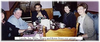 Linda,Joe,Mike,Mary & Anne from the group